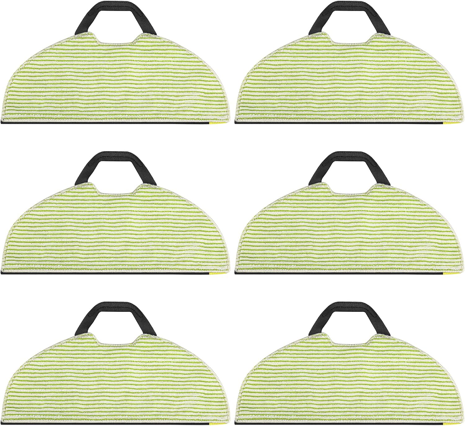 AV2610WA RV2610WA Vacuum Mop Replacement Pads Compatible with Shark RV2610WA AV2610WA RV2620WD RV2410WD AI Ultra 2- in-1 Robot Vacuum, Washable Reusable Microfiber Soft Pads, 6 Pack