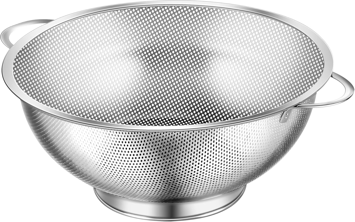 Colander Stainless Steel 3-Quart, Strainer for Kitchen Food, Dishwasher Safe