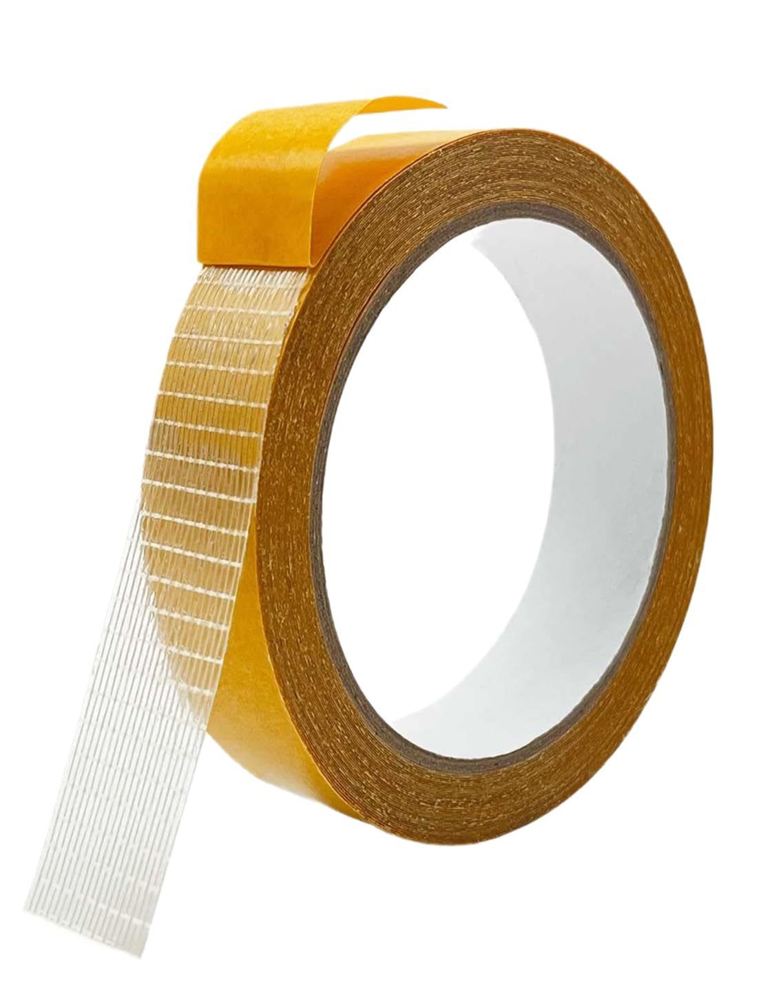 Heavy Duty Double Sided Fabric Tape, 1 Inch X 33FT Stitch Witchery Hem Tape for Pants Clothes Curtain Fabric Sofa Covers, No Sewing Ironing, Strong Adhesive Tape for Rug, Carpet, Art