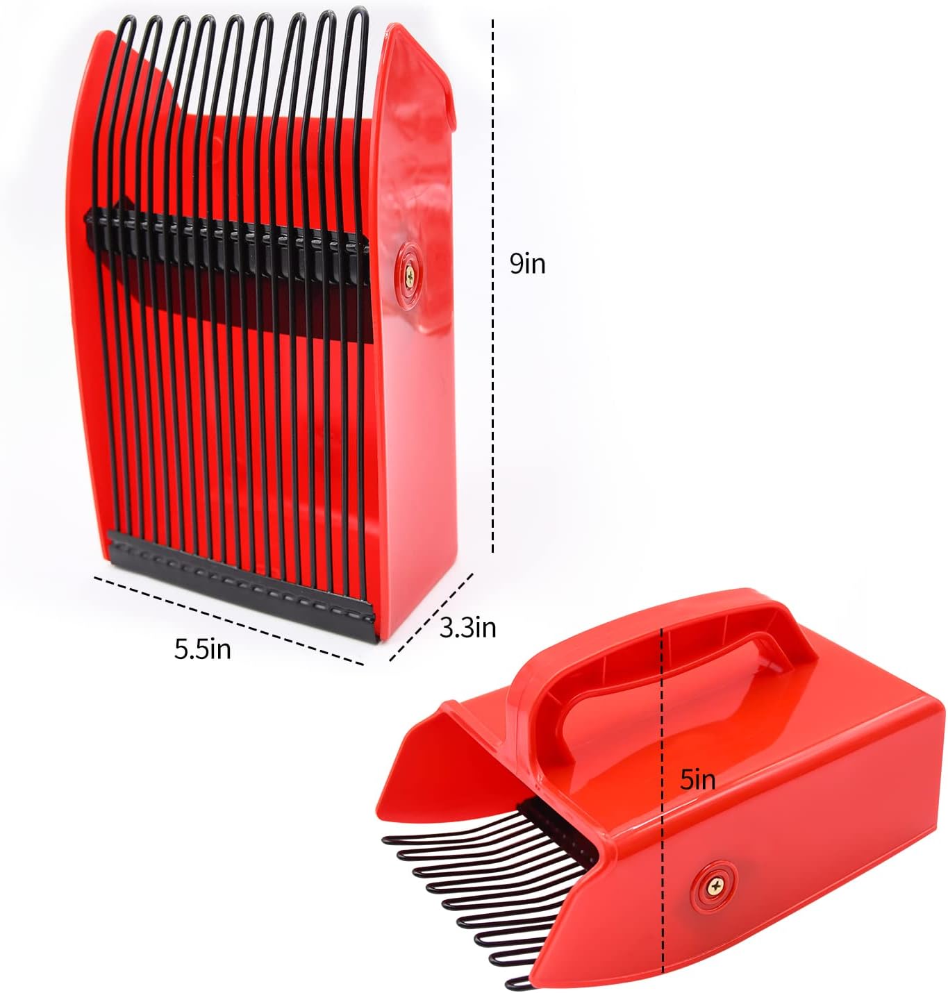 1/2/4 Pack Berry Picker, with Metallic Comb and Ergonomic Handle for Easier Berry Picking
