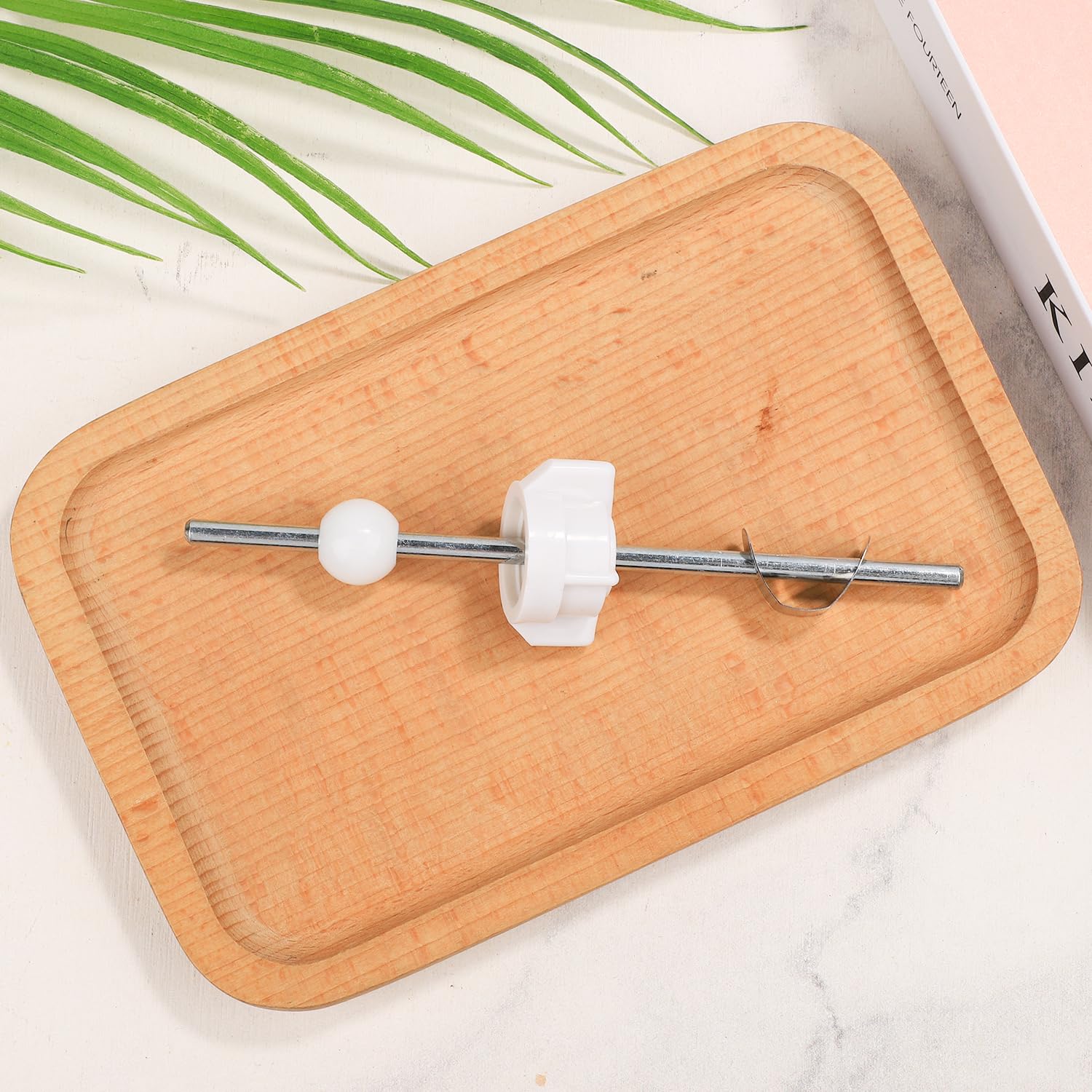 Lavatory Pop Up Center Piece Assembly, Sink Ball Rod/Pivot Rod Replacement Sink Drain Parts Compatible with Price Pfister Pop Up Stopper and Other Popular Brands Replacement for PS2673 White
