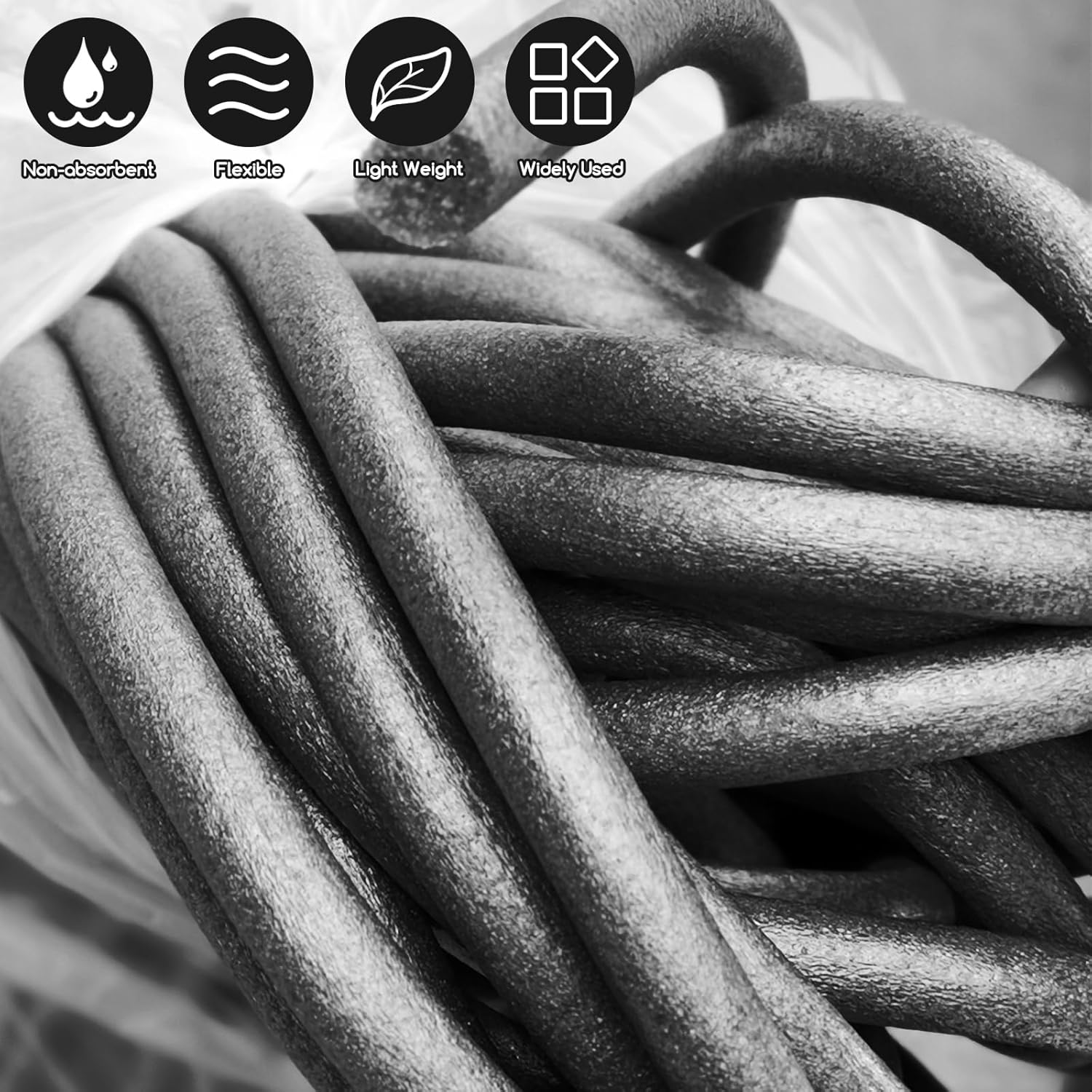 Foam Backer Rod for Gaps Concrete Crack Filler Joints Foam Gap Filler Caulk Saver Backing Rod Filler Rope Concrete Joint Filler 1 Inch X 10 Feet