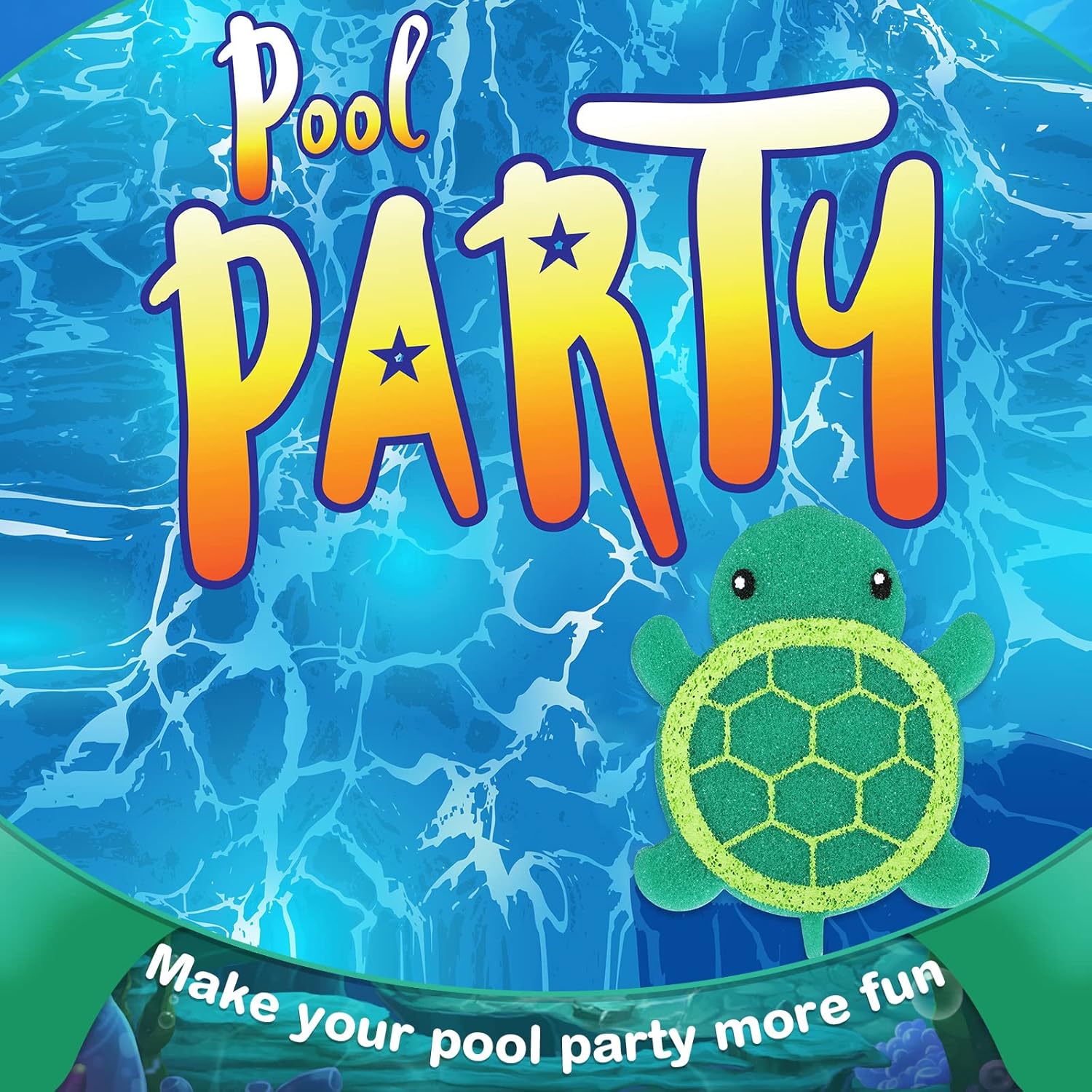 18 Pcs Oil Absorbing Sponge Hot Tub Scum Absorber Swimming Pool Spa Sponge Accessories Cleaning Kit to Collect Scum Grime and Oil from Hot Tub Swimming Pool and Spa Turtle