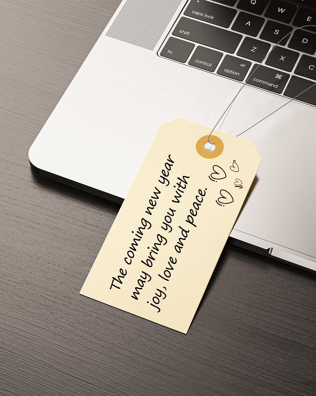 100 Pcs Manila Tags Blank Shipping Tag with Wire Attached 4.7 Inch Paper Hang Tag with Reinforced Eyelet Large Marking Writable Price Tags Inventory Label, 4.7" x 2 3/8"