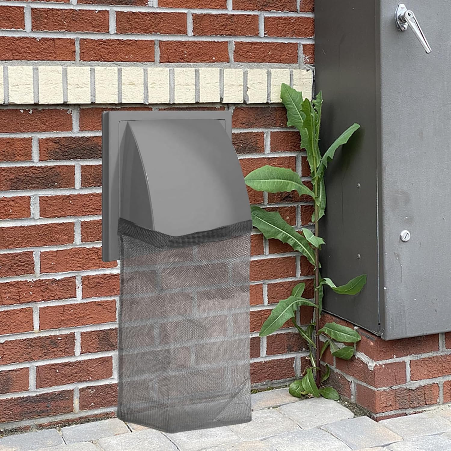 2Pcs Dryer Vent Lint Bags Lint Traps, Dryer Lint Trap Dryer Lint Catcher Lint Bag for Outdoor Dryer Vent, 15.35 X 9.84 Inch Exterior Dryer Vent Cover Capturing Lint and Dust for House Black