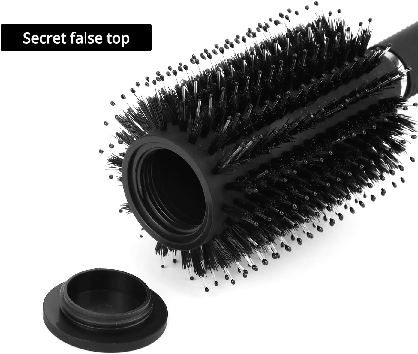Diversion Safe Hair Brush - Discreet Hidden Compartment for Money, Jewelry, and Valuables, for Home and Travel Security, 2 Pack