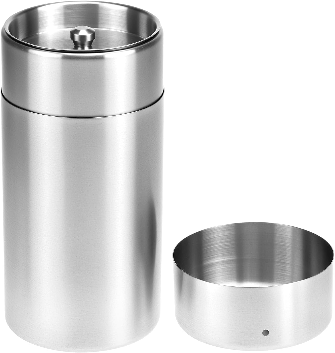 304 Stainless Steel Airtight Storage Container, Multifunctional 550ml, Ideal for Coffee, Tea, Sugar, Flour