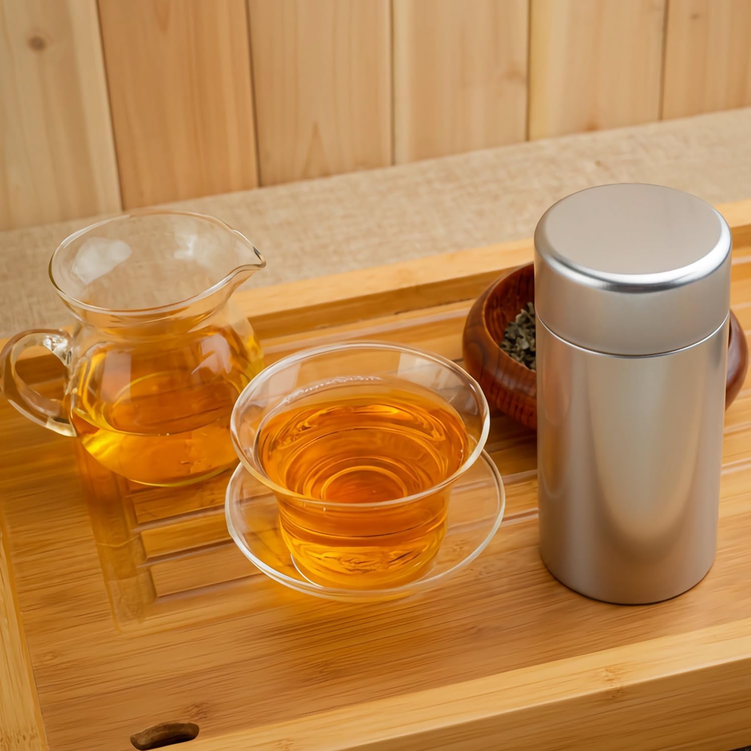 304 Stainless Steel Airtight Storage Container, Multifunctional 550ml, Ideal for Coffee, Tea, Sugar, Flour