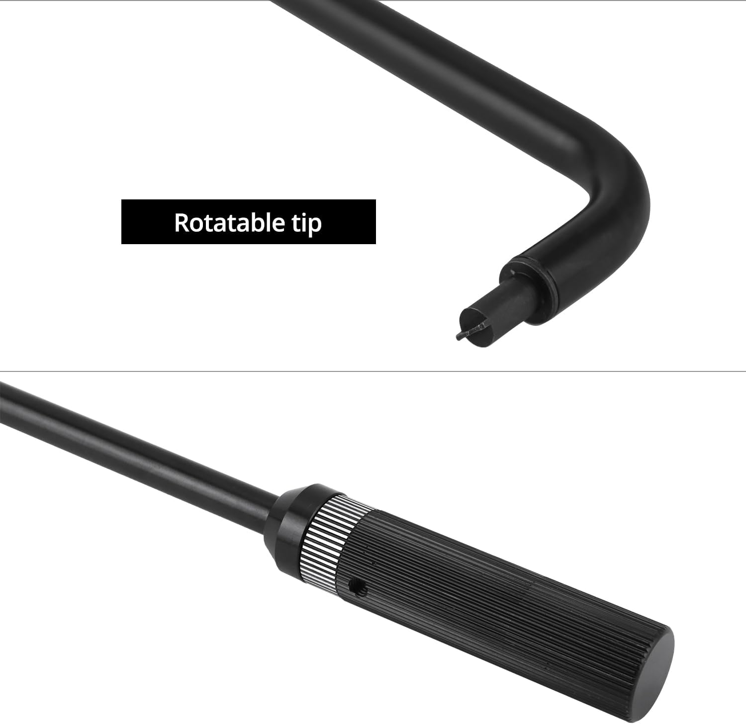 High-Precision Pilot Screw Adjusting Tool – 16.34" Carburetor Adjustment Screwdriver with 110° Angled Rotatable Cutter Tip – Perfect for ATV, UTV, Snowmobile, and Multi-Cylinder Motorcycles