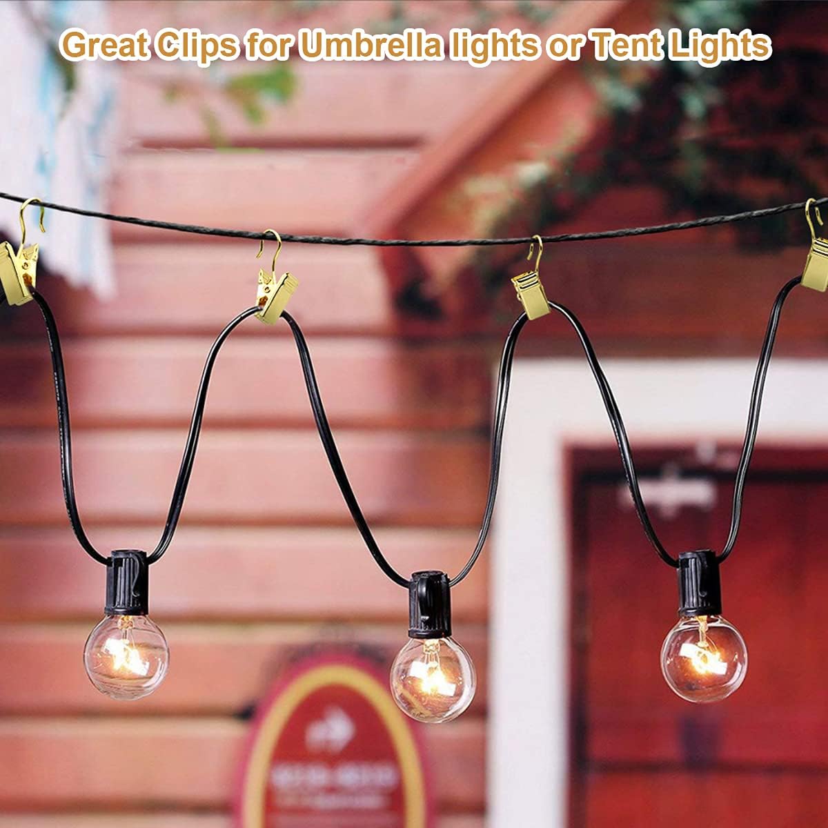 Small Curtain Clips Gold - 100 Pack Stainless Steel Curtain Hooks for Hanging Party String Lights Indoor, Art Crafts, Christmas Wedding Decoration Light Gold