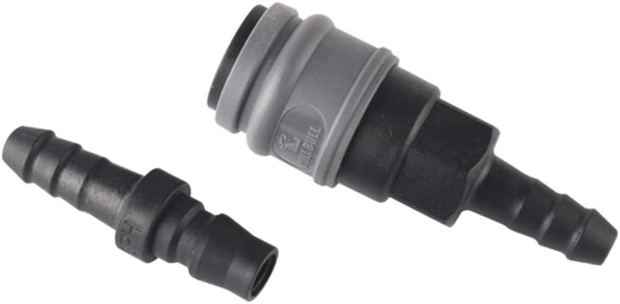 Quick Disconnect Set, Air Hose Fitting Quick Connect Coupler, 3/8" Barb Hose, Air Compressor Accessories Fitting, Industrial Type C
