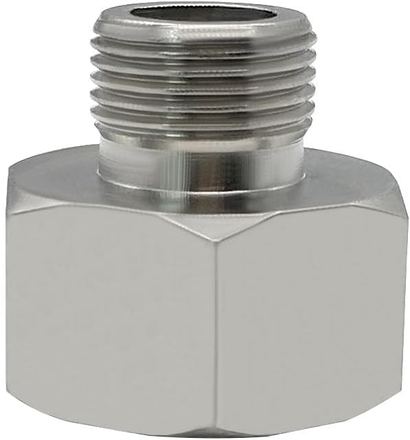 Brass Water Line Adapter 1/2" Female to 3/8" Male Reducer Hose Pipe Compression Fitting Kitchen Bathroom Faucet Supply Hose, Stop Valve Adapter, Pipe Connector With Rubber Washer Pack of 4