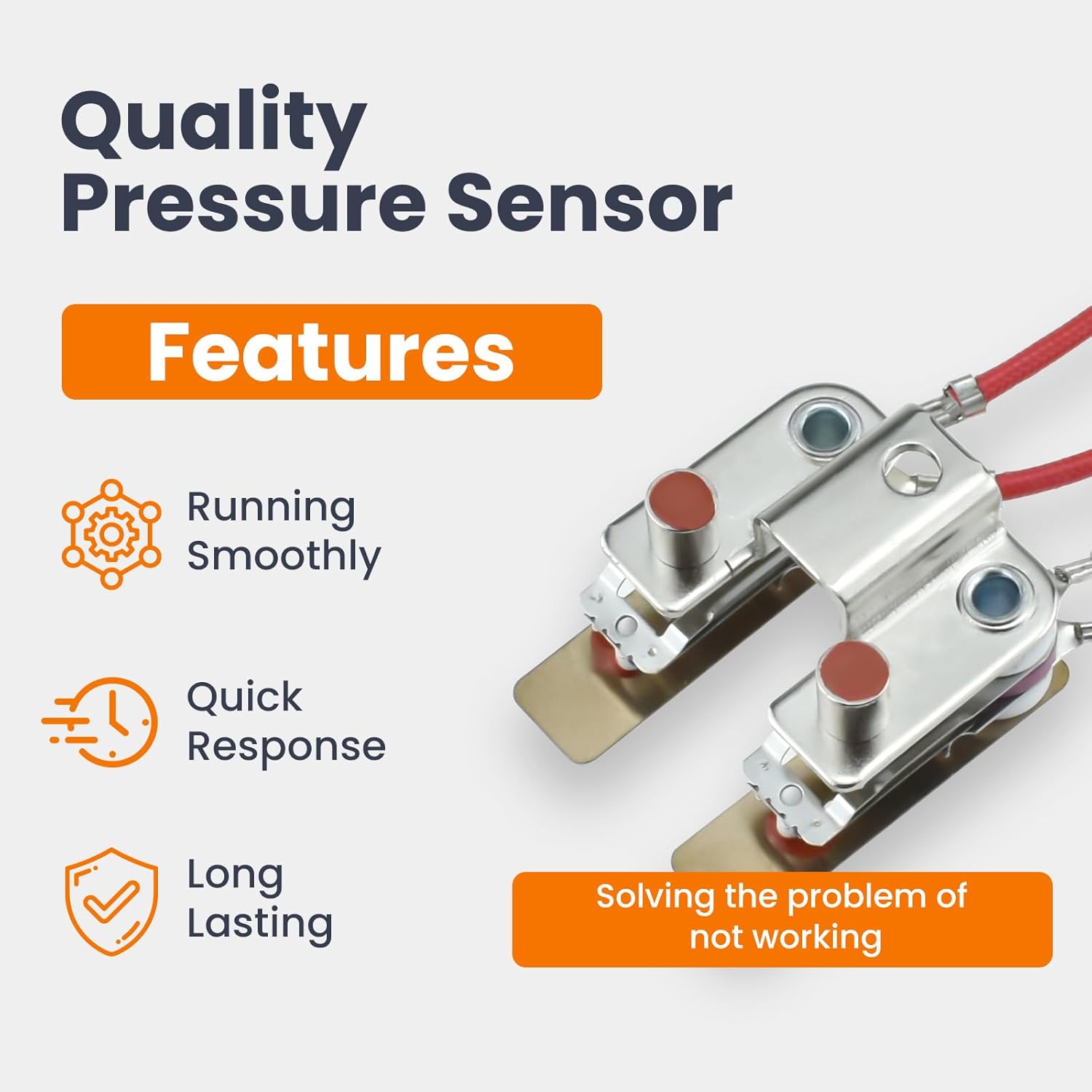 2 Pcs Pressure Sensor for in-stant Pot, Pressure Cooker Sensor or Switch Compatible with in-stant Cuisi-Nart Farber-Ware Gour-mia