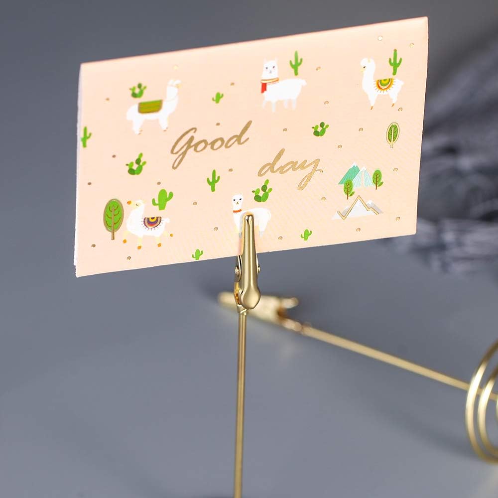 12pcs Place Card Holder Memo Holder Clip Photo Holder Table Number Holder
