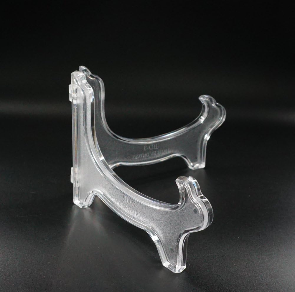 Display Stand Easel Bowl Stand for Display Large Deep Bowls, Platters and Deep Dishes Clear