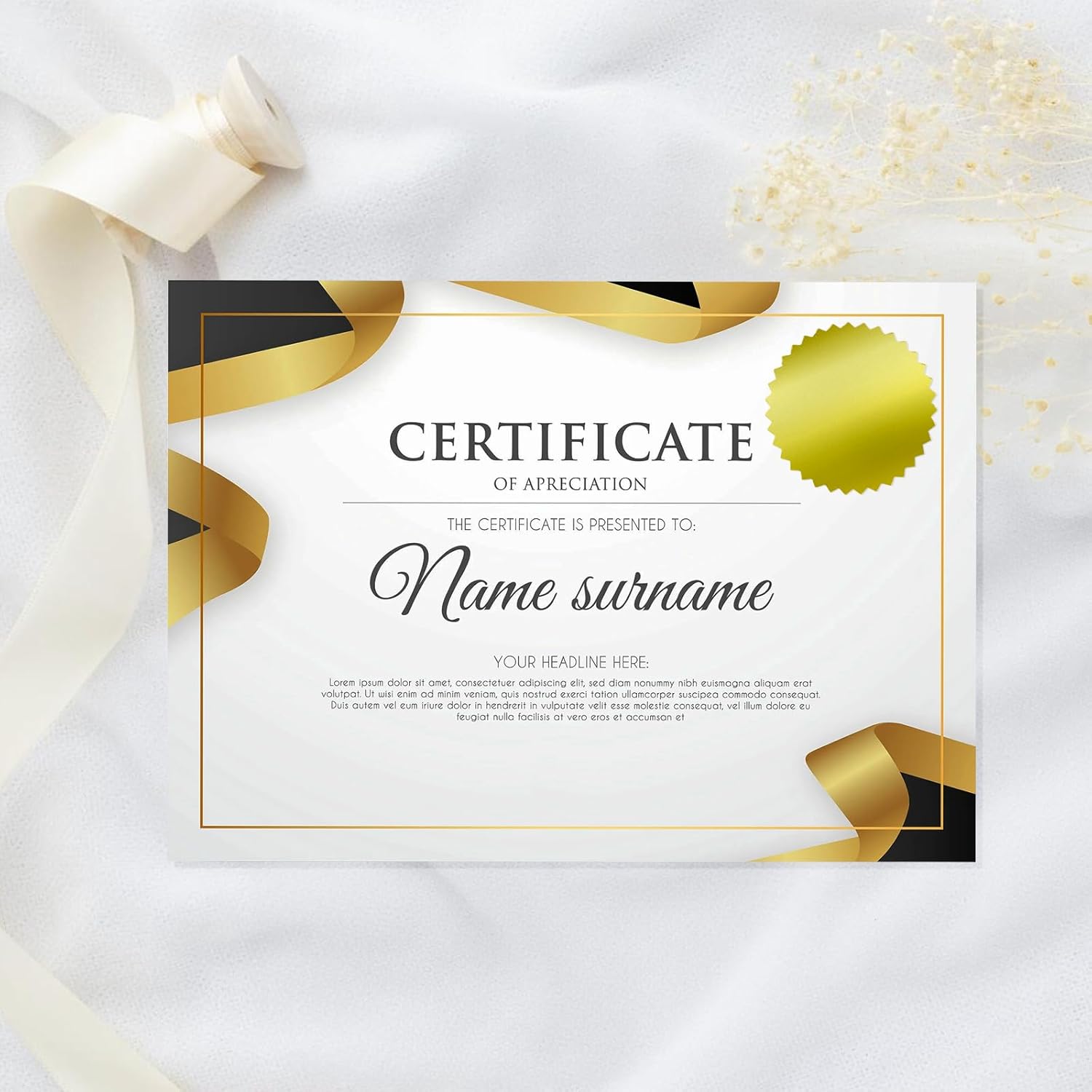 Embossing Stickers 300Pcs 2'' Gold Foil Seals Stickers for Certificates Self Adhesive Envelope Seal Label Sticker with Serrated Edge Blank Embosser Stamp Sticker for Book Invitation Notary Seal