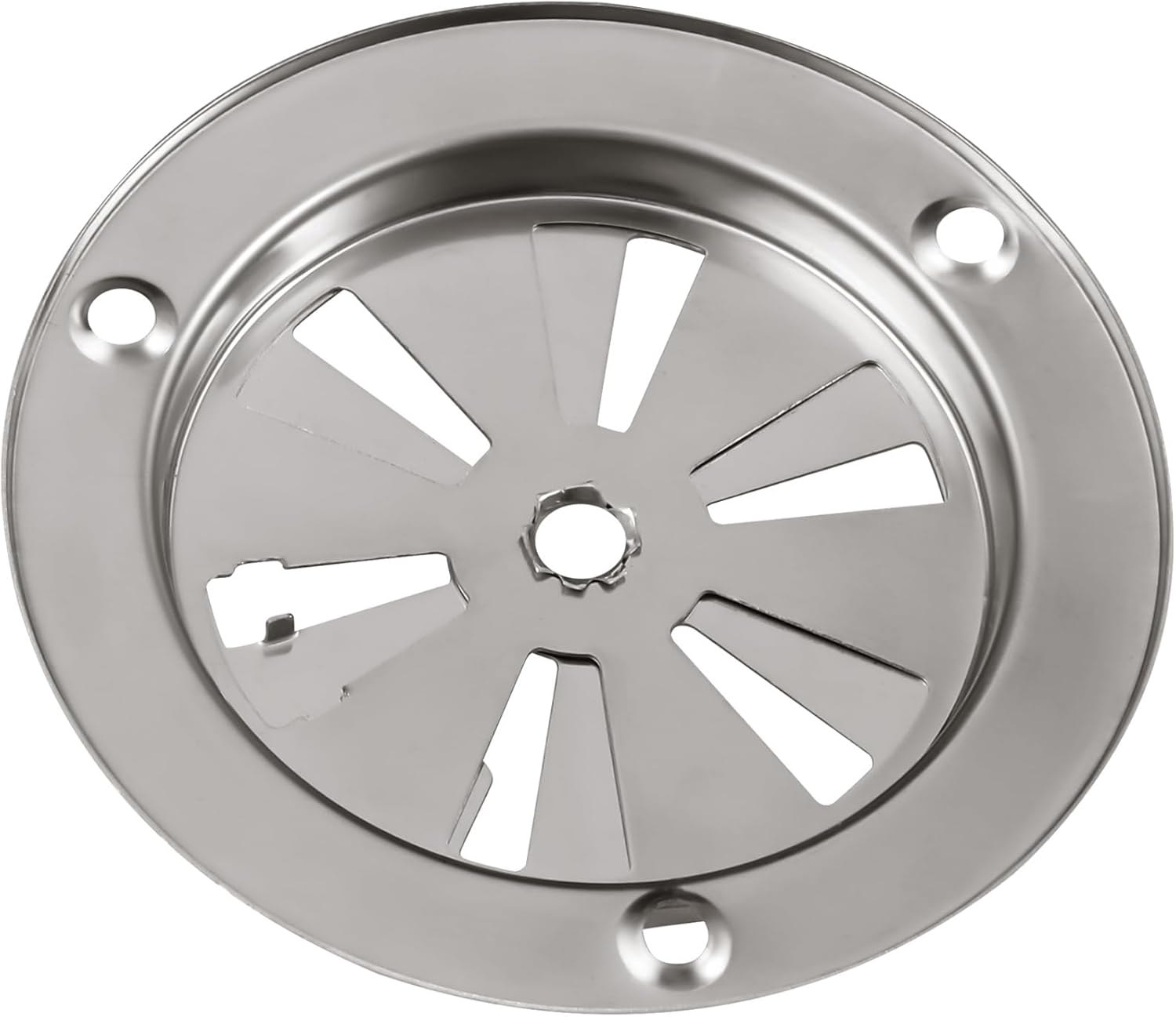 Stainless Steel BBQ Smoker Air Vent - Adjustable Grill Damper for Controlling Airflow - Replacement Parts for Grill and Smoker Vents - 2 Packs