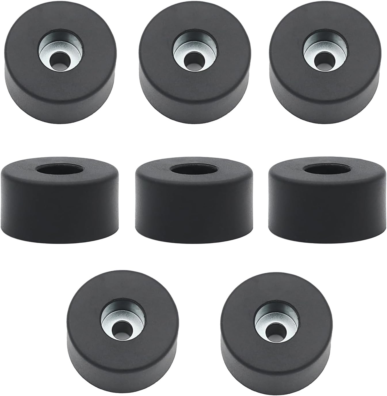 Air Compressor Isolator Pads - 8 Pack Replacement Rubber Feet 192310GS for Coleman Powermate, Sanborn & More - Also Ideal for Speaker Cabinets, Computer Desk, Sofa Cushions E106661, D091007