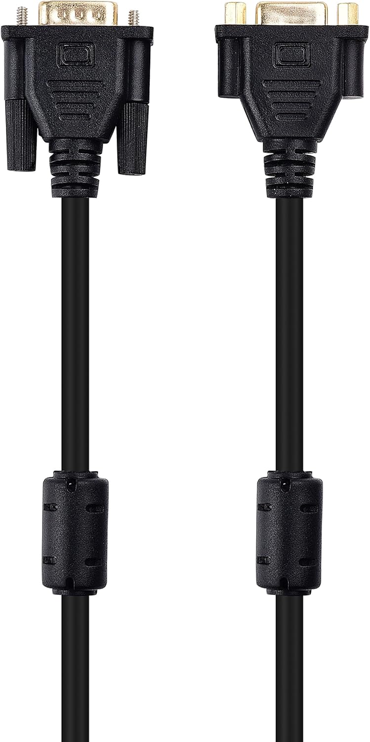 VGA Extension Cable VGA Cable Male to Female - 6 Feet, Not Dual Male Cord, Not for DB9/Serial Use