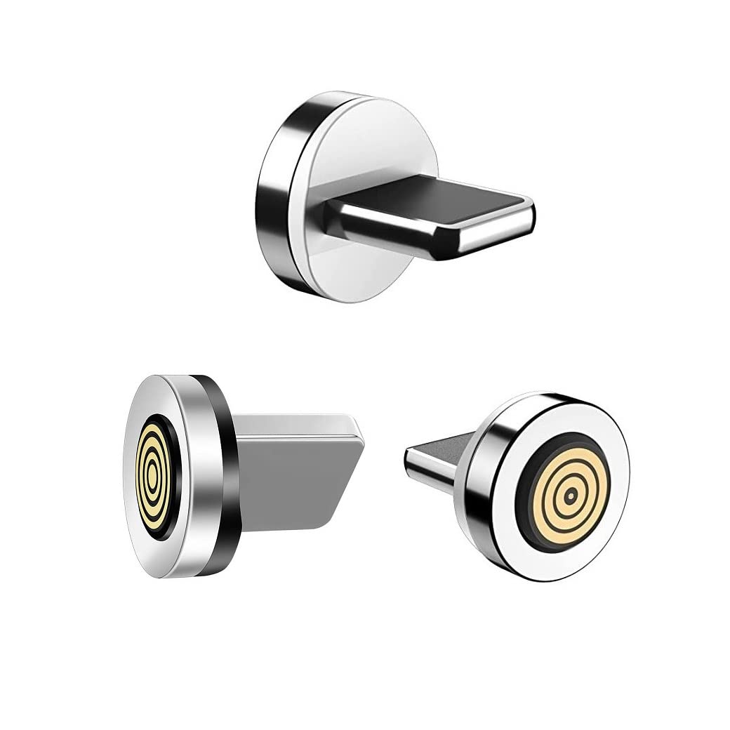 Magnetic Charging Tips 7pin Series lPhone Tips 6pack,Just 3.0A&7Pin Fast Magnetic Connector Tips Adapter Head Compatibility for iProduct Without Data USB Cables