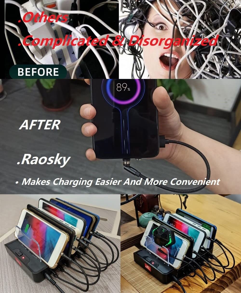 Magnetic Charging Tips iPoTips 7pack,just Magnetic tip iProduct Tips ,Without USB Cables& Non-Data,Compatibility for iOS-SmartSeries