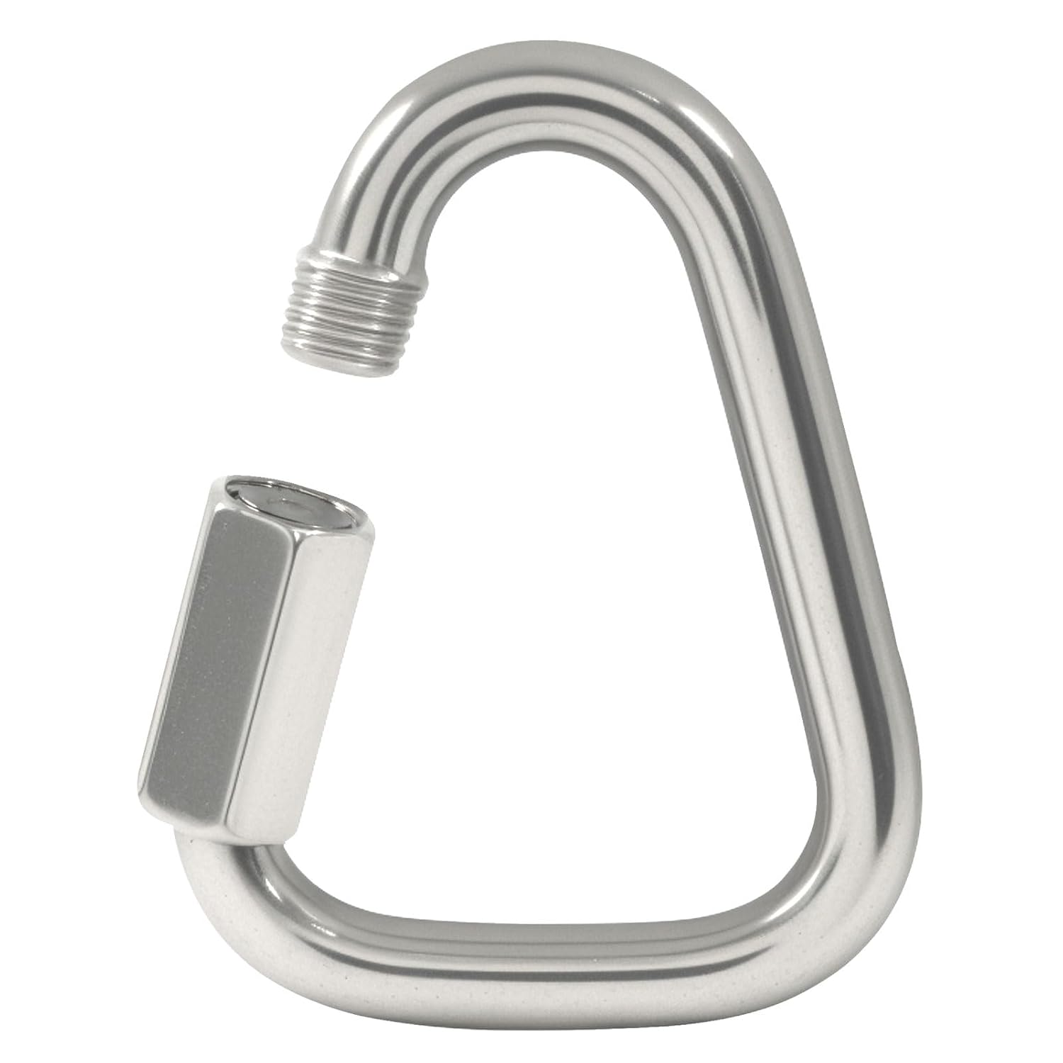 4.1 Inch Delta Quick Link, Stainless Steel Triangle Quick Connector M12 Heavy Duty Chain Connector 1 Pack, 2517 Lbs Capacity