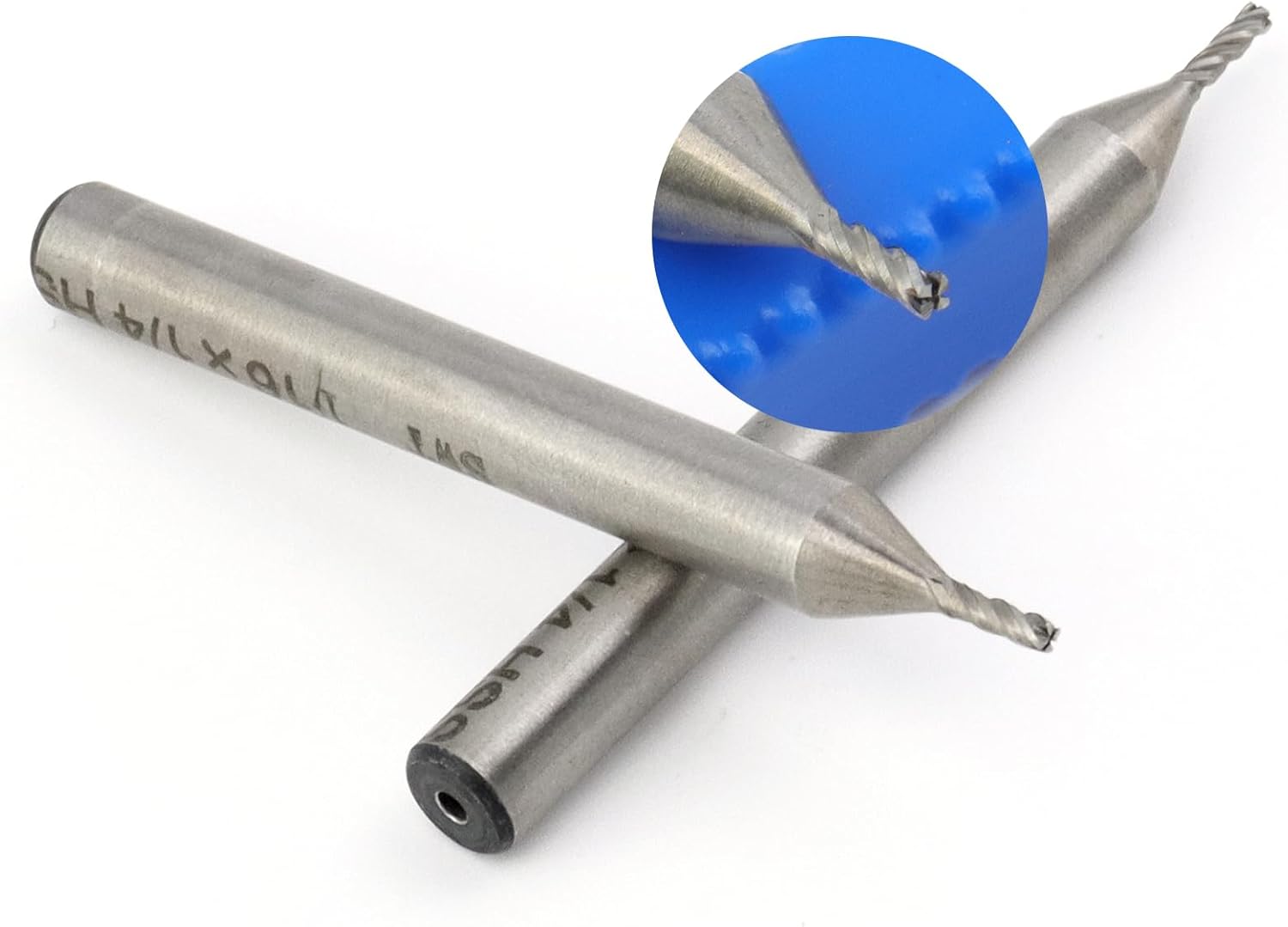 End Mill Cutter 1/16" Cutting Dia 1/4" Shank Dia 4 Flutes End Mill Drill Bit - 5pcs