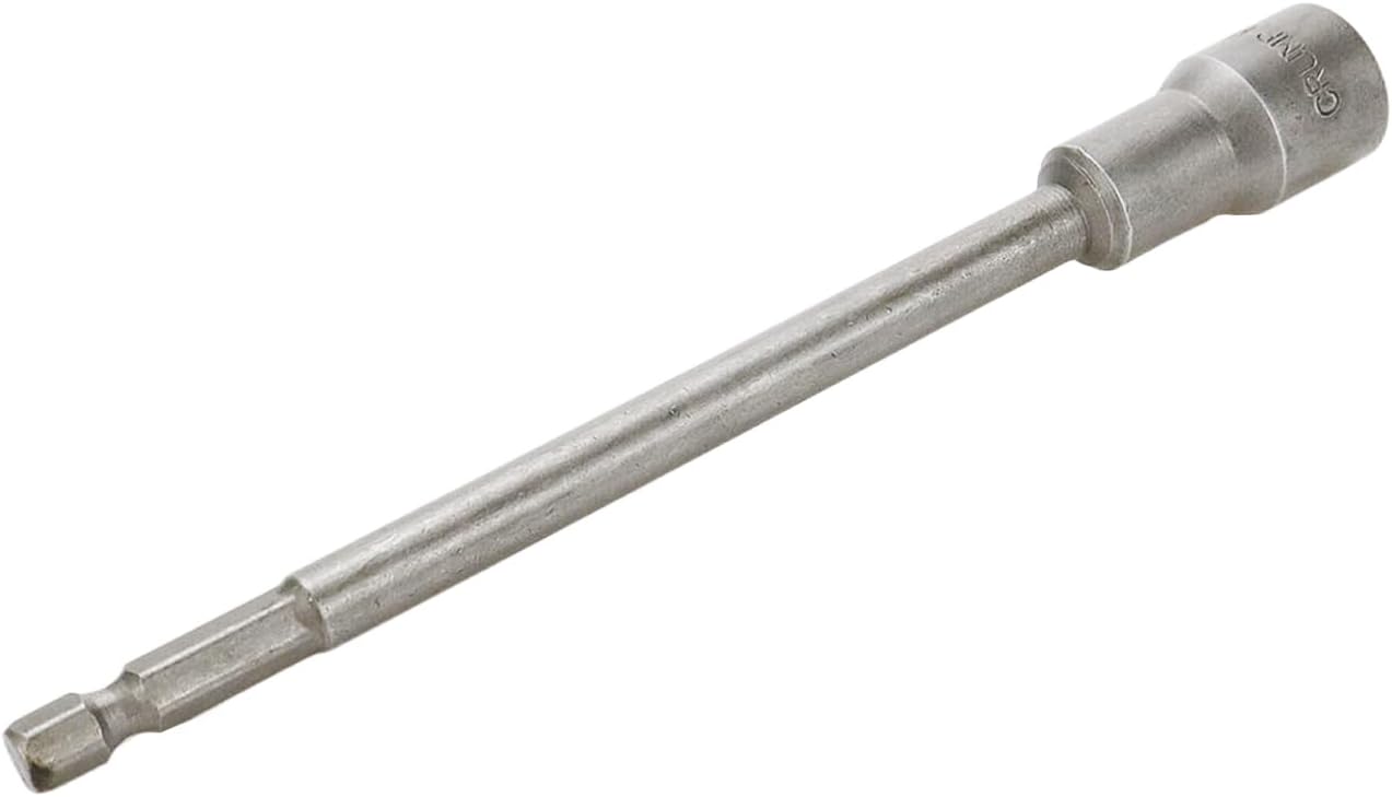 Hex Shank Magnetic Power Nut Driver Bit Set 13mm Hex Socket Extension Long Metric Hex Driver Bits -2pcs