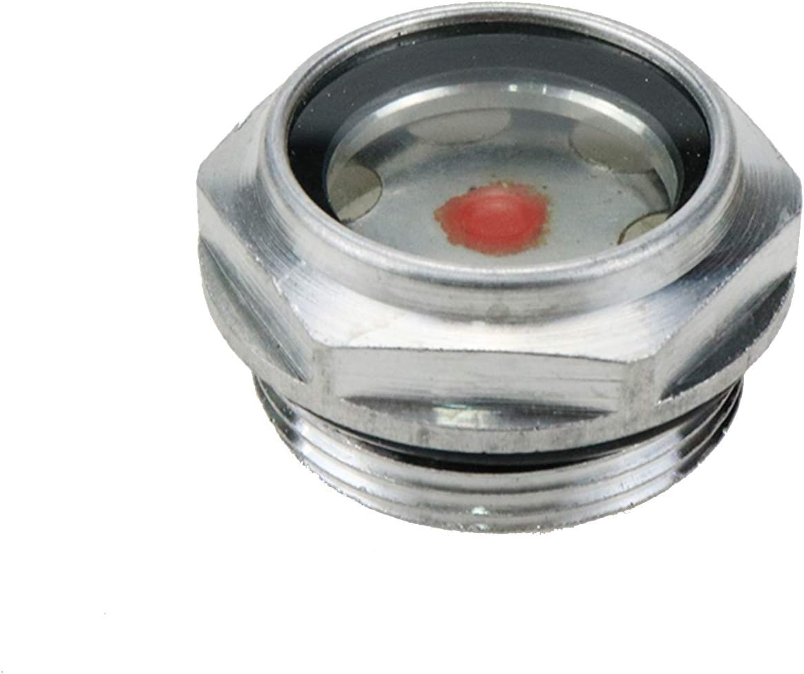 M30/1-3/16 Air Compressor Oil Sight Glass Male Oil Liquid Level Gauge Sight Glass -2pcs