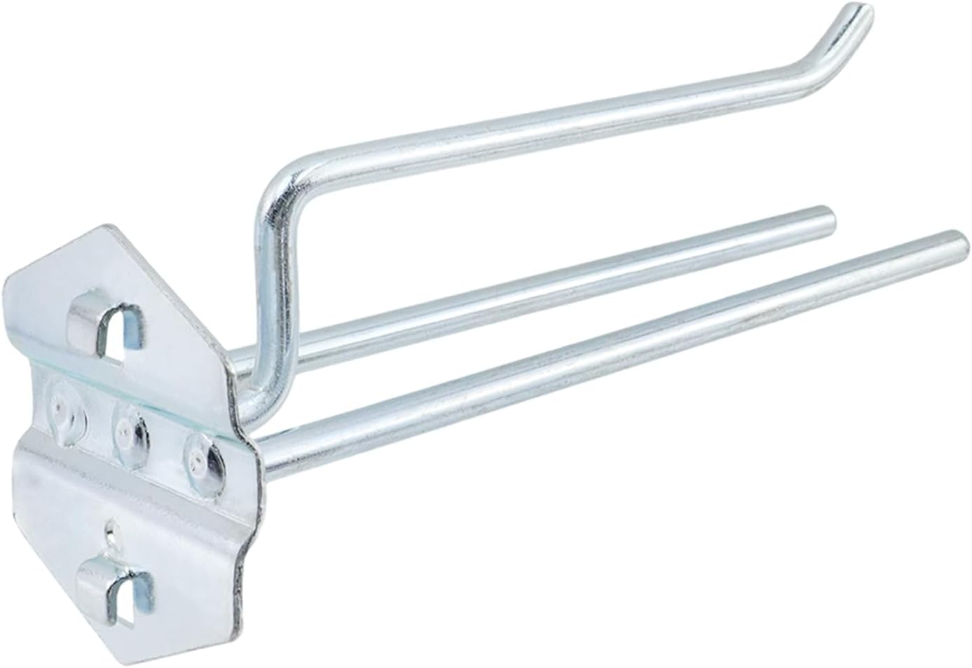 Pegboard Hooks Heavy Duty Metal Steel 3/8" Square Hole Peg Hooks Suitbale for 1.5" Spaced Pegboards Wall Hooks for Hanging Spanner,Coil and Tools 6.5" Length