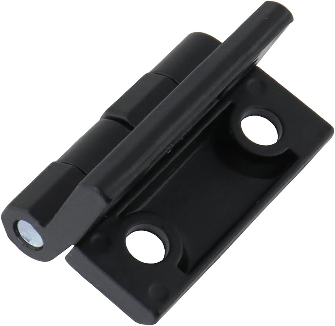 Black Butt Hinge Zinc Alloy Door Hinge Heavy Duty Boat Hatch Hinges Residential Bed Room Hinge for Doors Hardware 1.96" x 1.88" -4pcs