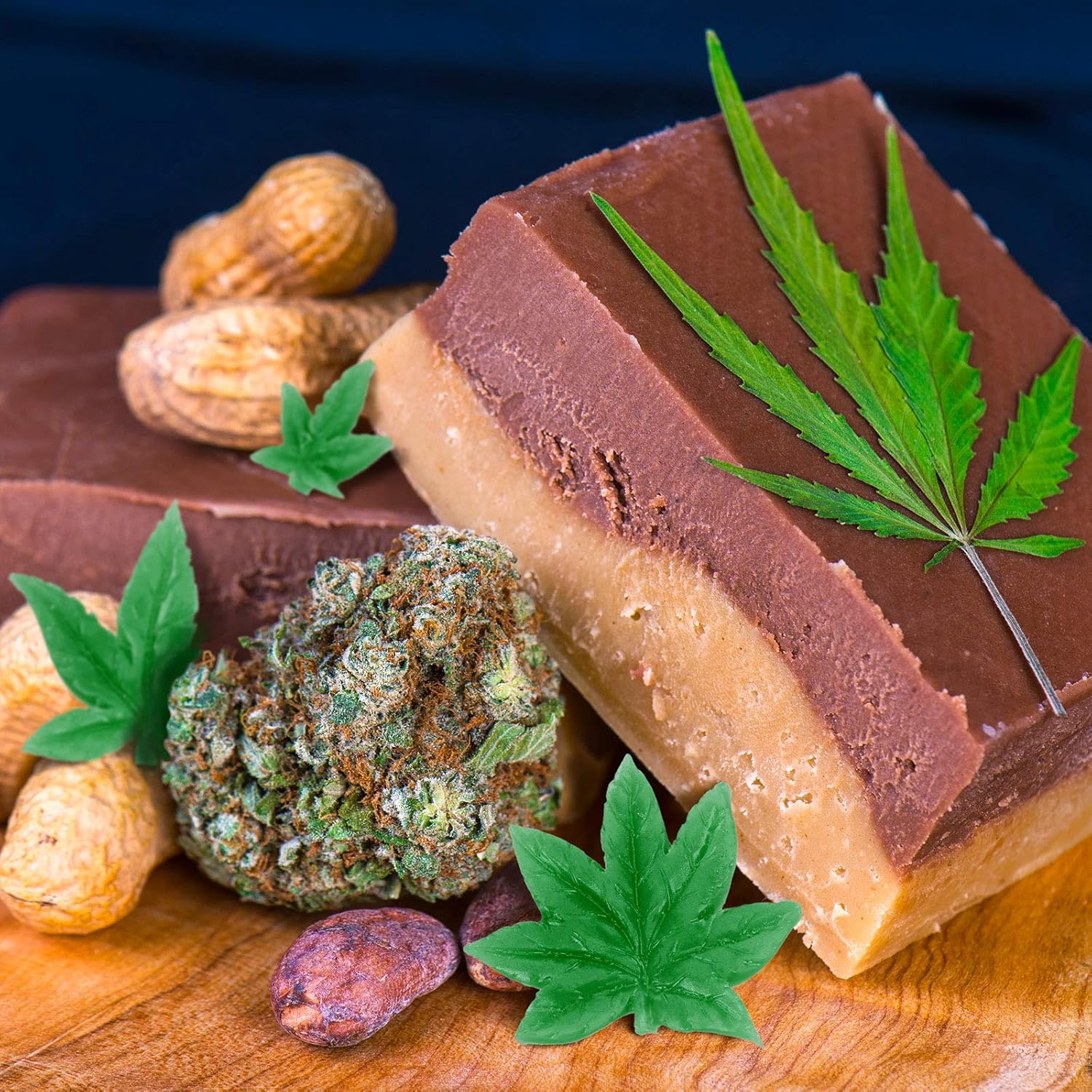 2 Pieces Weed Leaf Cake Fondant Mold Pot Leaves Silicone Mold for Weed Leaf Theme Cake Decoration, Chocolate Candy Polymer Clay Cookie Sugar Craft Rose Red