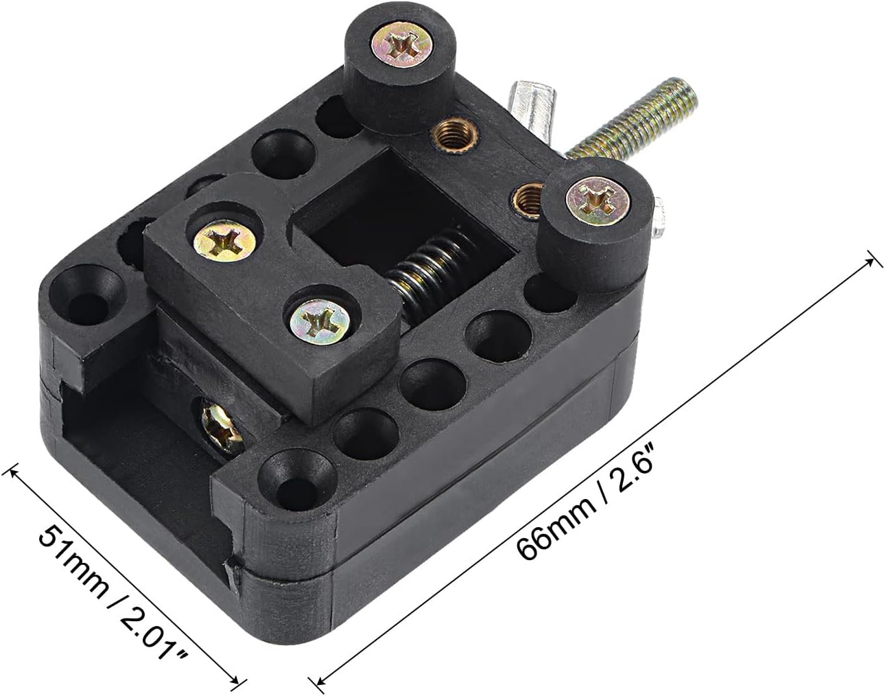 Watch Back Case Cover Remover Holder, Watch Repair Tool Adjustable 32mm PVC Black
