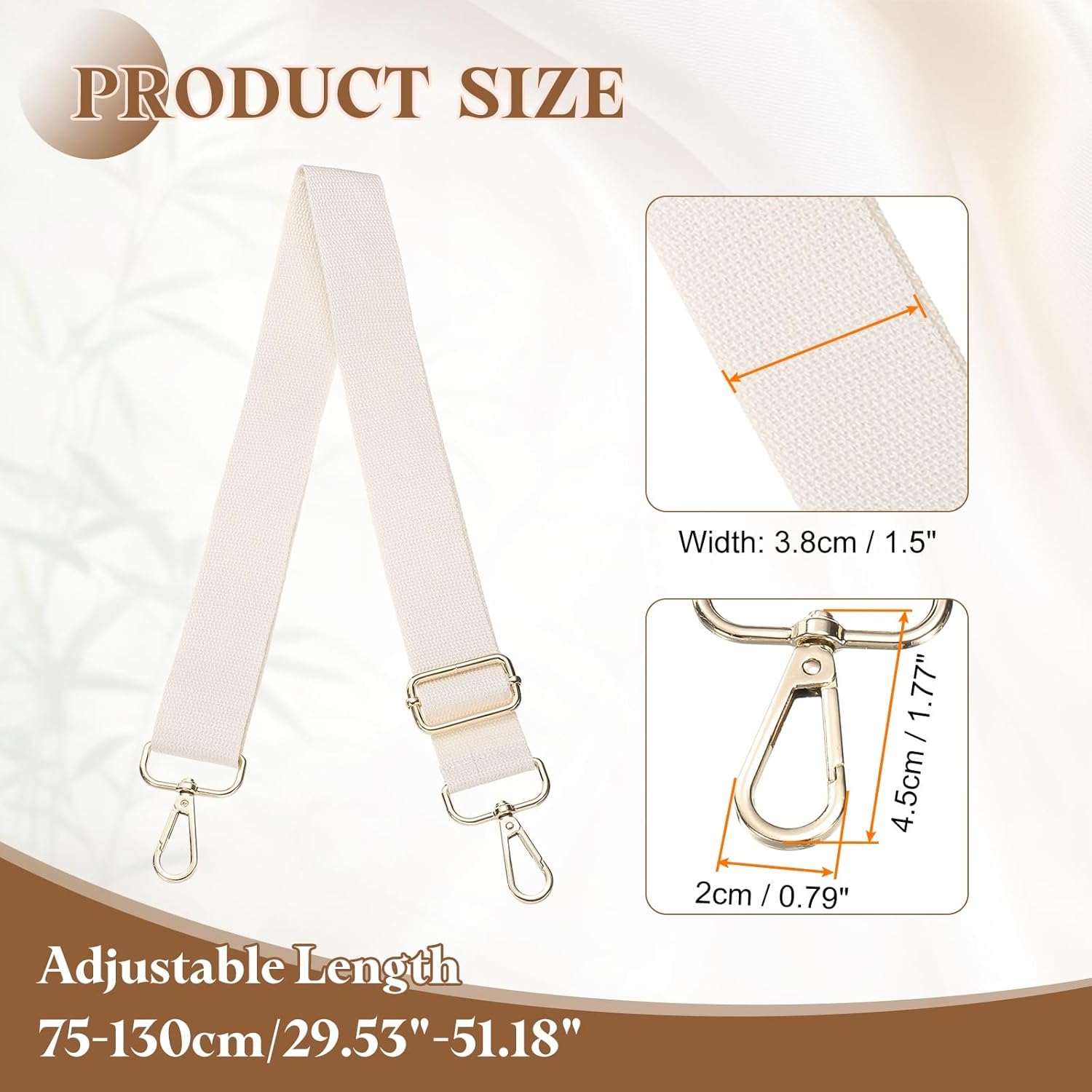 Purse Strap Replacement Crossbody Wide Shoulder Bag Strap