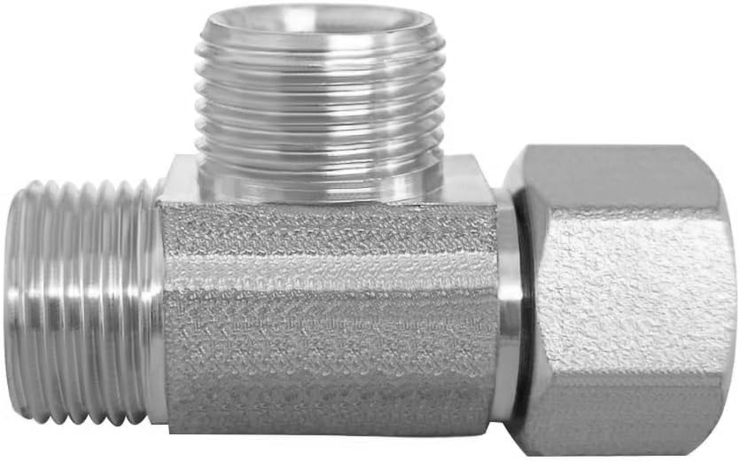 2PCS Lead-Free Brass Nickel Plating Angle Stop Add-A-Tee Valve 3/8" COMP Inlet x Outlet x Outlet for Faucet/Glass Rinser/Dishwasher/Toilet Tank