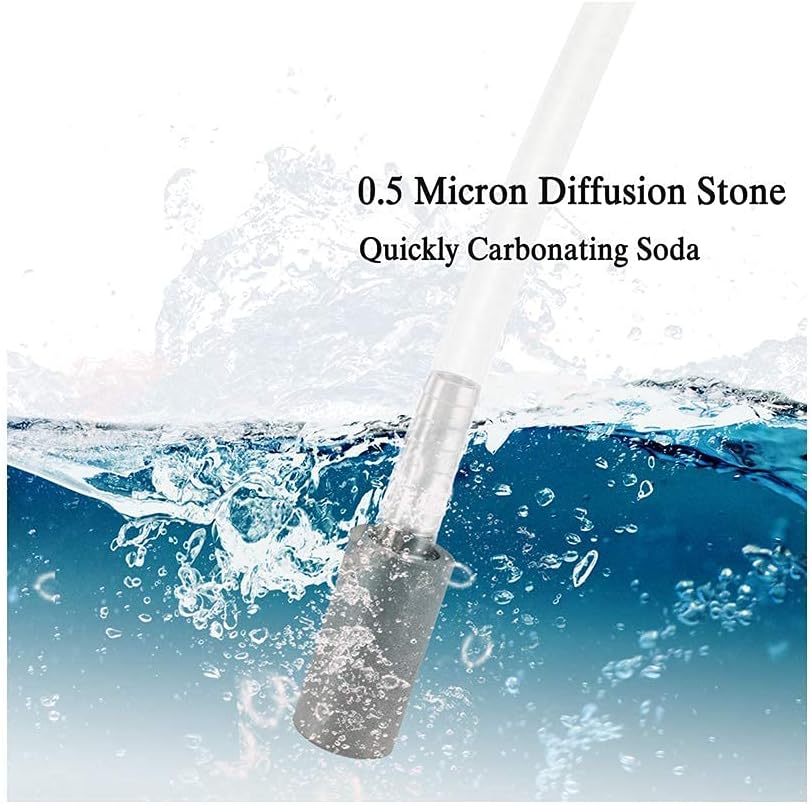 Aeration Stone 0.5 Micron 316 Stainless Steel Oxygenation Diffusion Stone 3/8" Barb for Home brewing Wine Beer Soda