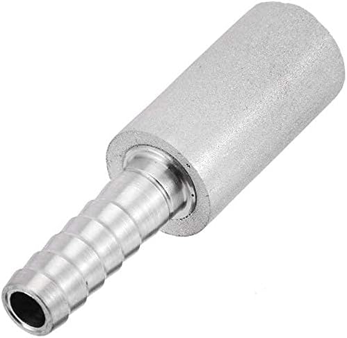 Aeration Stone 0.5 Micron 316 Stainless Steel Oxygenation Diffusion Stone 3/8" Barb for Home brewing Wine Beer Soda