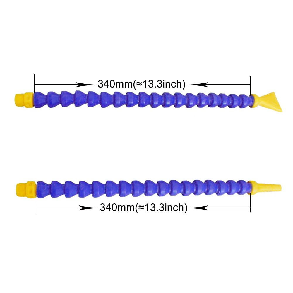 Coolant Hose Assembly Kit 1/4" Thread Acetal Copolymer Pack of 2