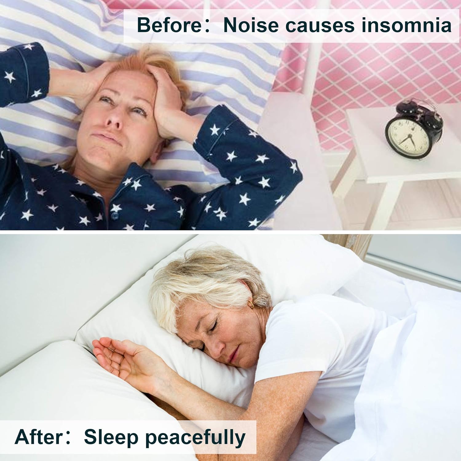 Adjustable Threaded Bed Frame Anti-Shake Tool, Headboard Stoppers, Bedside Anti Shake Tool for Beds Cabinets Sofas, 4PCs, 30-68mm