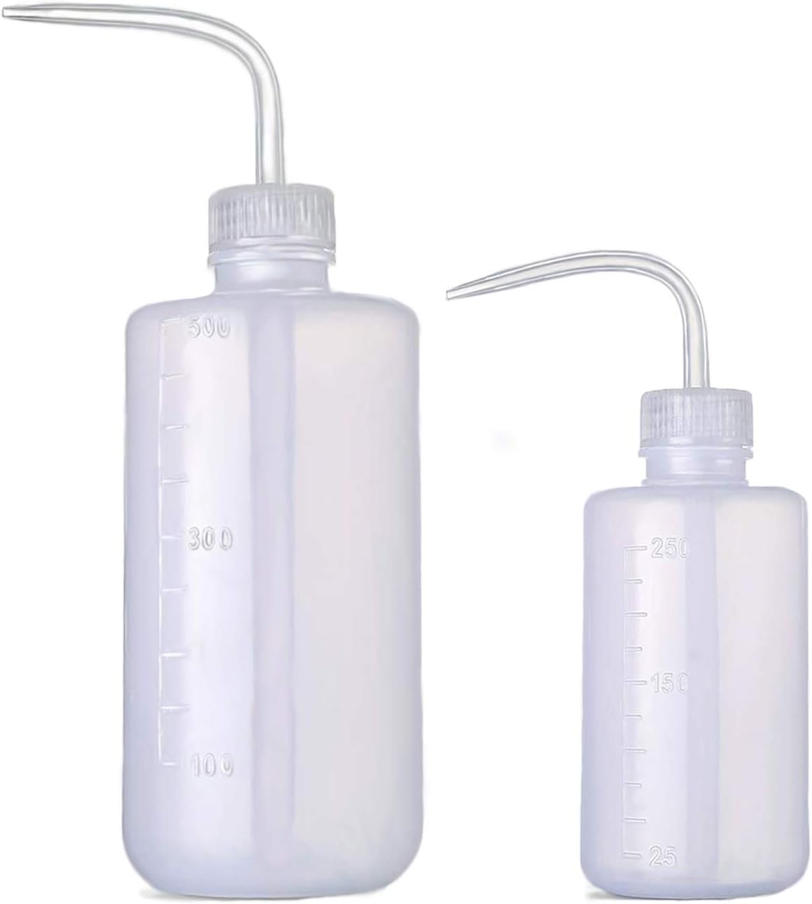 Squeeze Bottle Plant Watering Can Eye Wash Bottle Squeeze Irrigation Plastic Small Watering Can for Indoor Plants Tattoo 2pcs, 250ml and 500ml