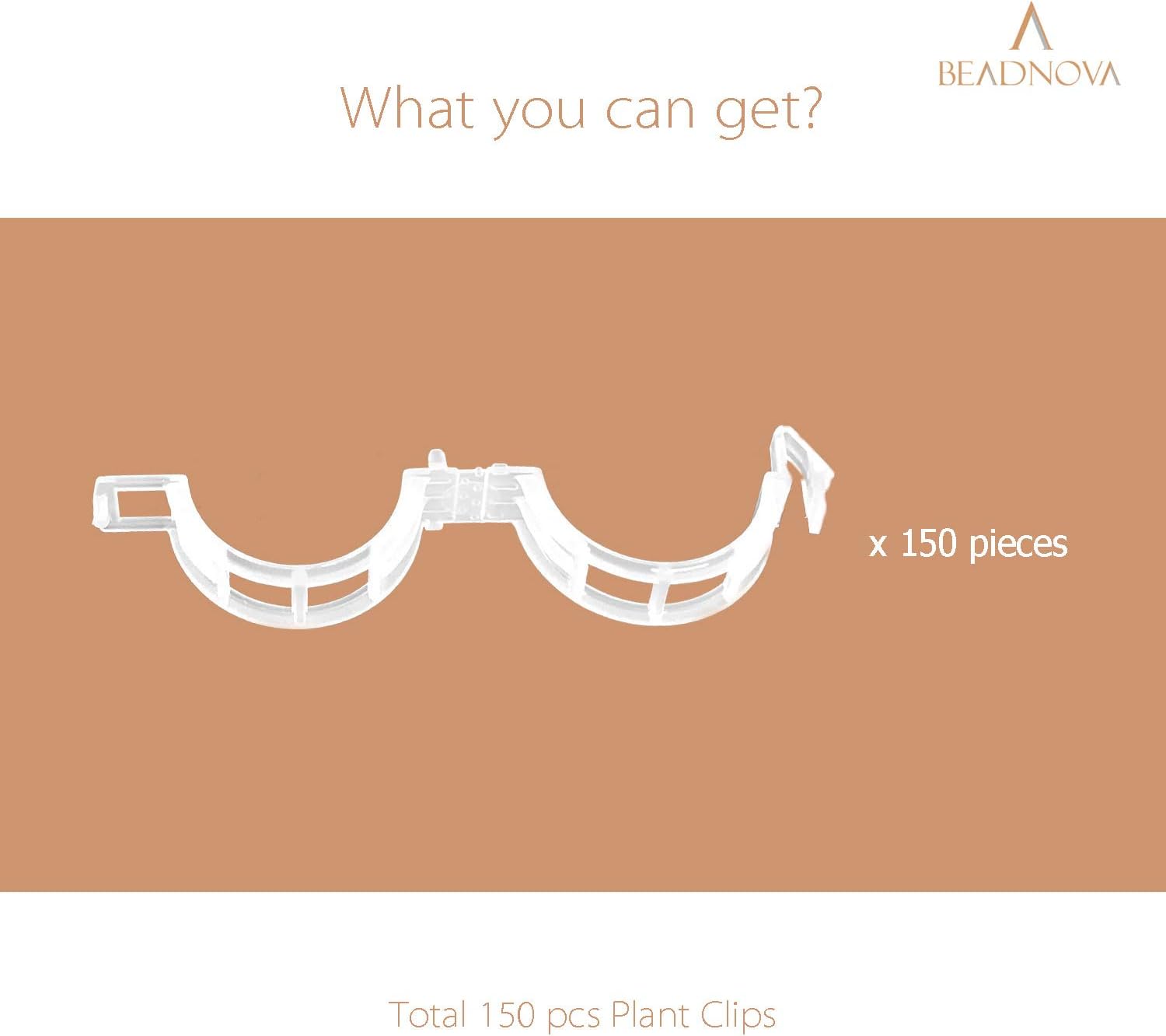 150Pcs Tomato Clips Plant Clips Garden Clips Vine Clips Tomato Trellis Clips for Tomato Vine Vegetable 150PCS