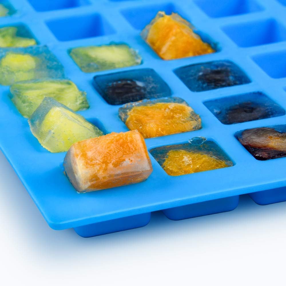 Square Silicone Candy Molds - Mini Silicone Molds for Hard Candy, Chocolate, Gummy, Caramel, Ganache, Ice Cubes 2