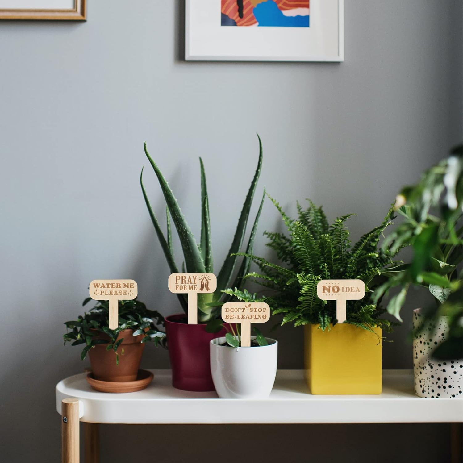 Funny Plant Markers, 16Pcs Garden Labels, Gardening Gifts for Gardeners,Women,Funny Plant Labels for Pots