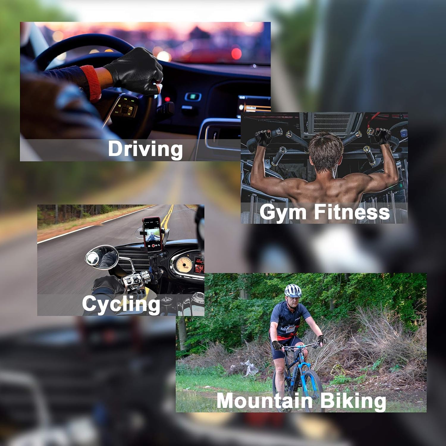 Fingerless PU Faux Leather Gloves, Driving Gloves Outdoor Sports Cosplay Costume Half Finger Glove for Women Men Teens