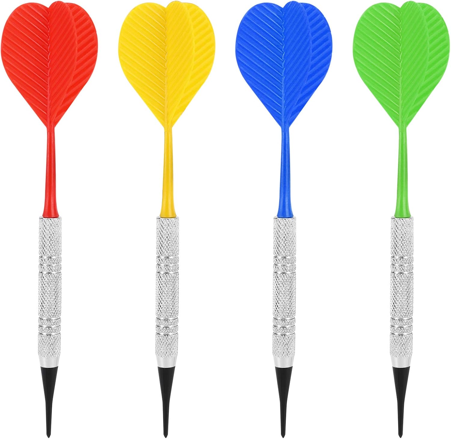 Soft Tip Darts, Bar Dart, Plastic Tip Darts Set, Attach Extra 100 Black 2BA Replacement Tips, Soft Tip Darts for Electronic/Plastic Dartboard