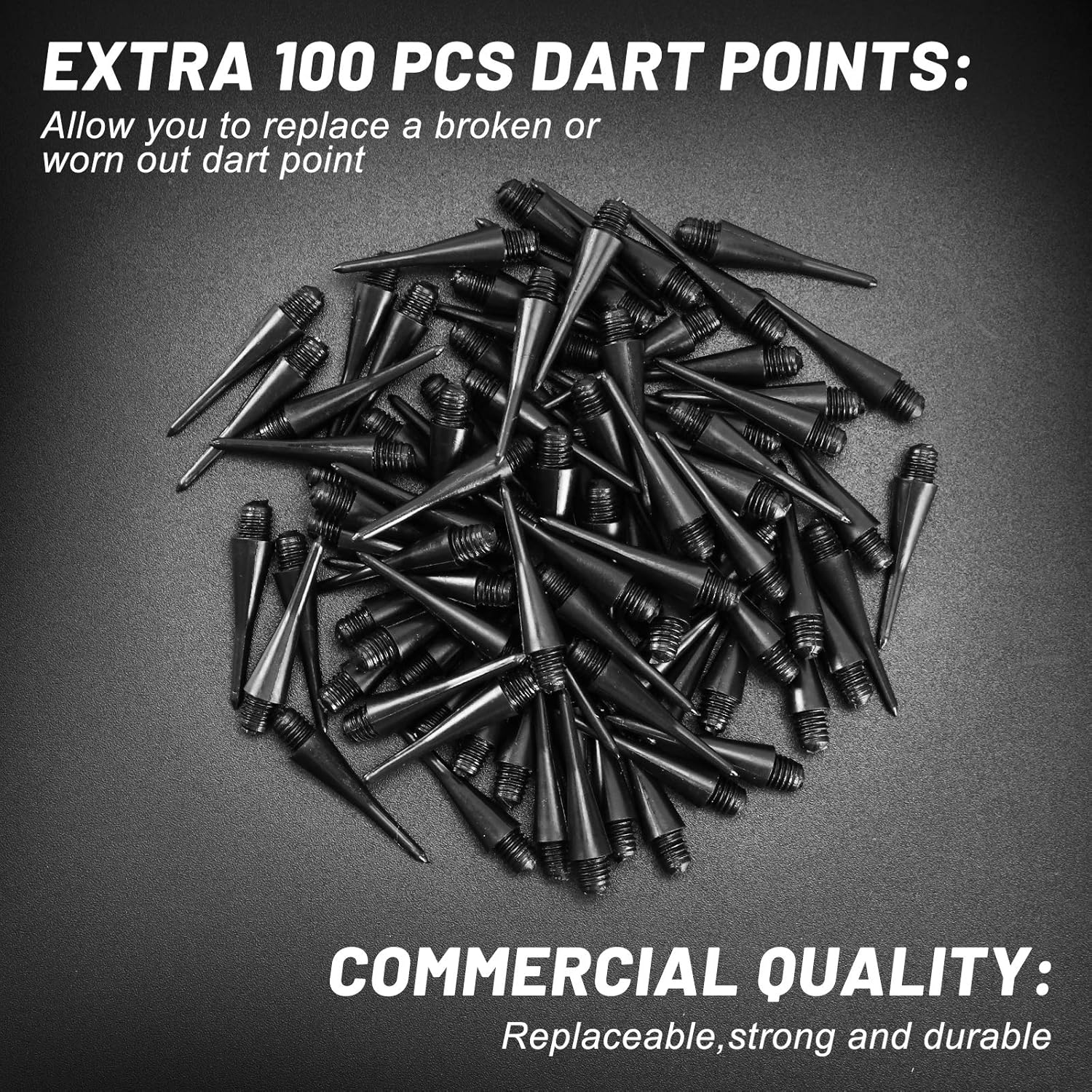 Soft Tip Darts, Bar Dart, Plastic Tip Darts Set, Attach Extra 100 Black 2BA Replacement Tips, Soft Tip Darts for Electronic/Plastic Dartboard