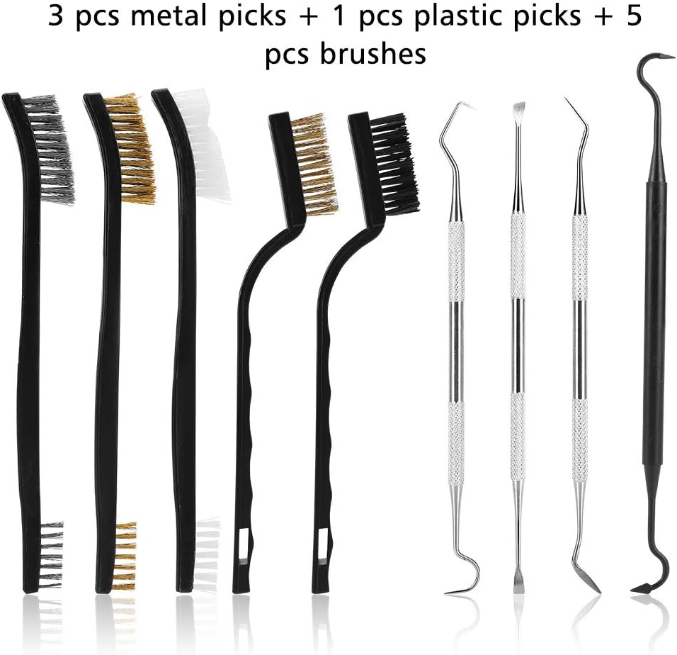 Gun Cleaning Tools Kit Including Gun Cleaning Pick & Gun Cleaning Brush, Gun Cleaner Set