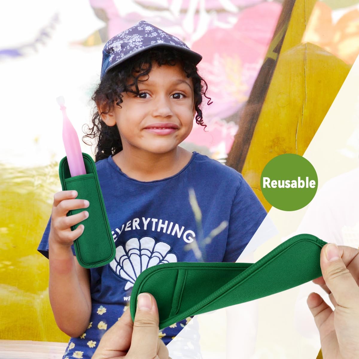 6 Pieces Ice Pop Neoprene Insulator Sleeves Reusable Popsicle Holders Ice Popsicles Bags Ice Pop Sleeves Popsicle Holder Sleeves Ice Pop Stick Sleeves 6 Colors