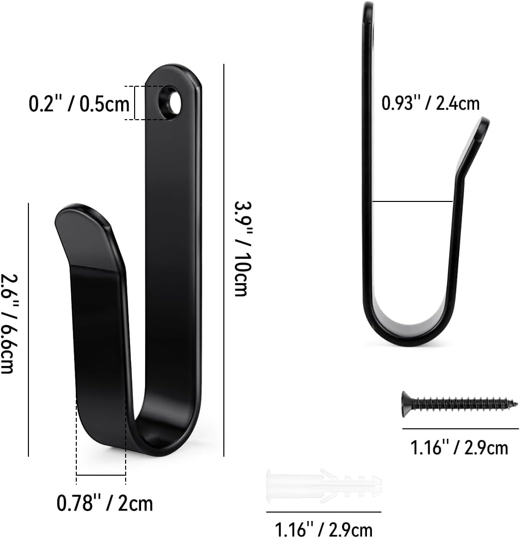 Snowboard Wall Mount Clips, Horizontal Snowboard Rack Display Stand, Snowboard Wall Mount Clips for Surfboards Skateboards Skis Home Garage