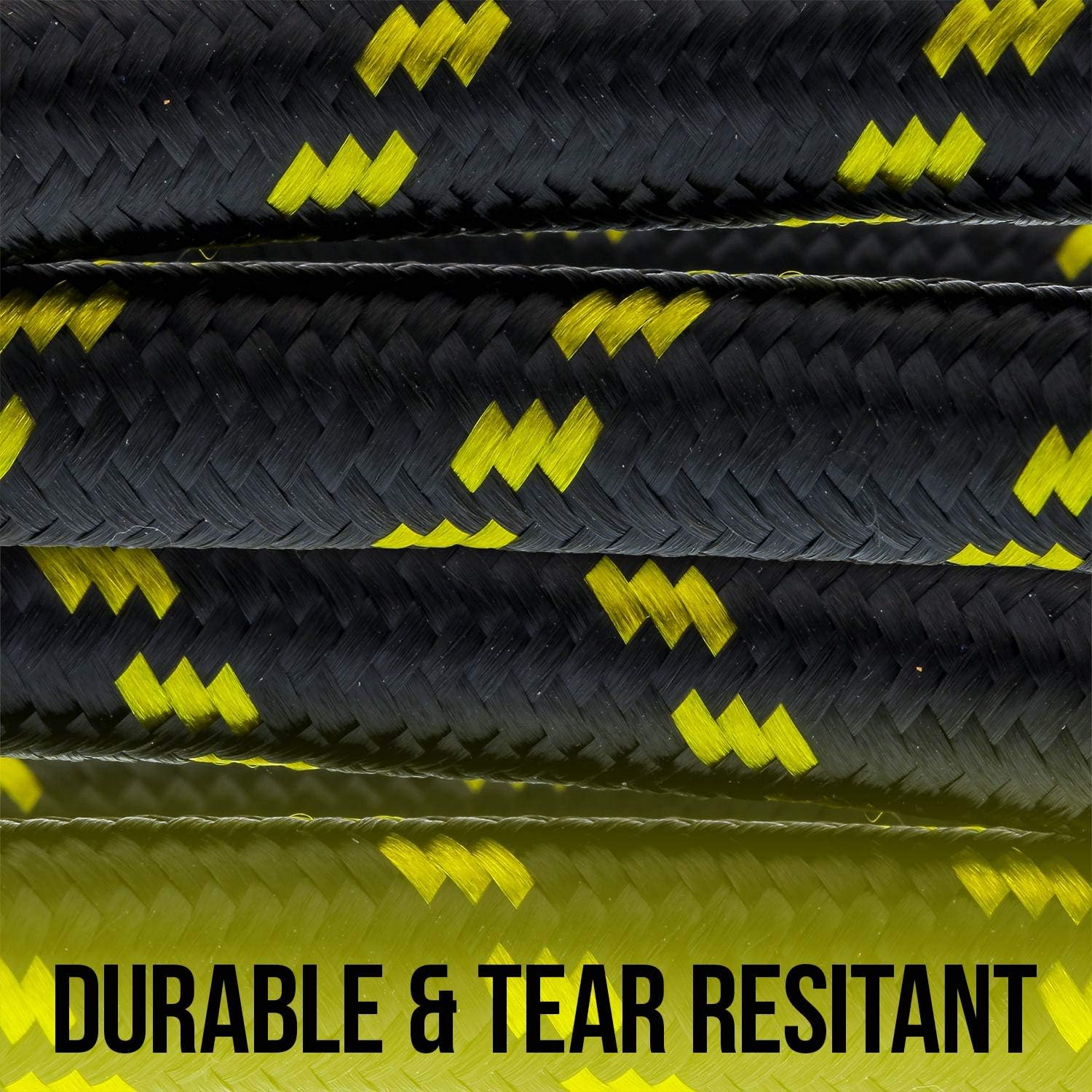 Premium 10 Foot Nylon Braided Airbrush Hose with Standard 1/8" Size Fittings on Both Ends Hose Color May Vary